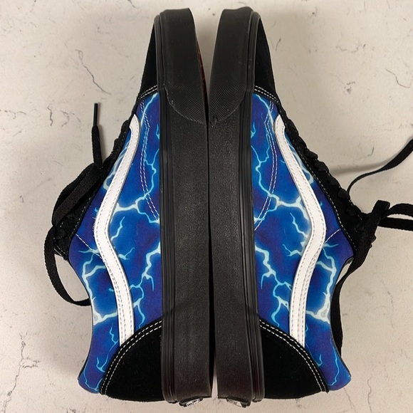 Vans Old Skool 'Lightning - Blue Men’s Size 11.5 - Picture 8 of 16